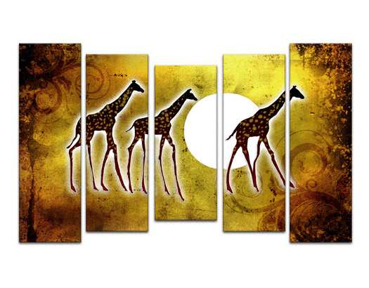 Африканские жирафы ретро